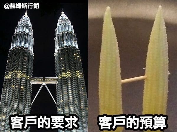 設計人的共同難題，在小小的預算裡面挖呀挖呀挖