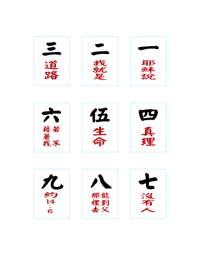 聖經麻將萬字牌